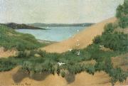 William Stott of Oldham The Little Bay Sweden oil painting artist